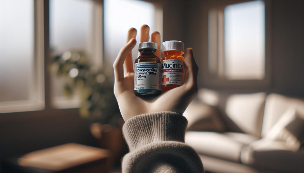 Can I Take Mucinex with Doxycycline Hyclate 100mg? Cough Meds