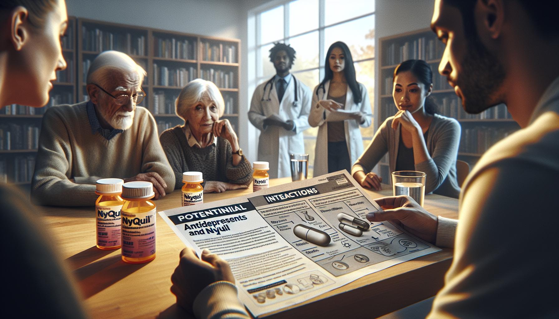 Potential Interactions Between Antidepressants and NyQuil