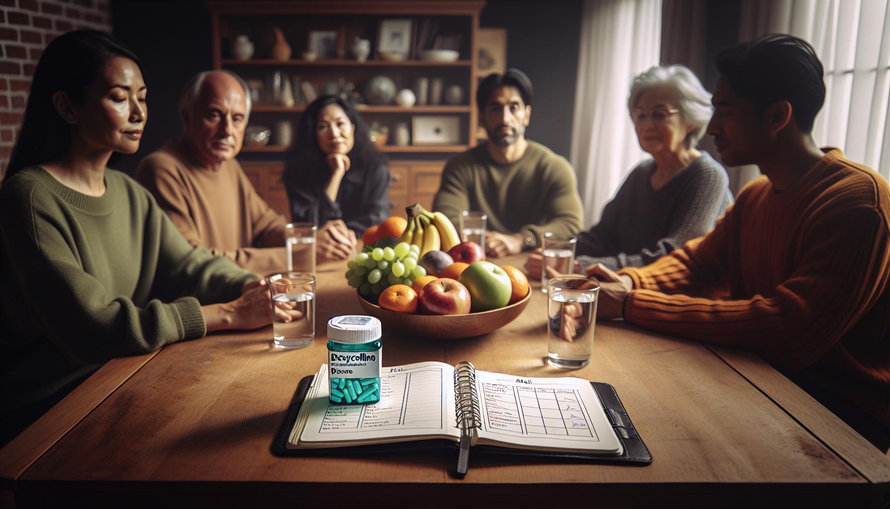 Doxycycline Dosage and Meal Planning