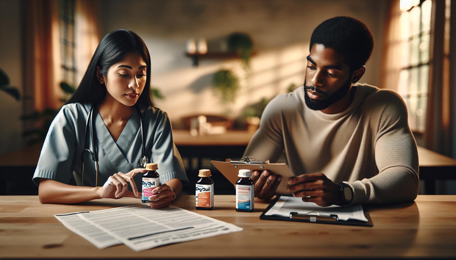 Comparing Dosage Instructions for DayQuil and NyQuil