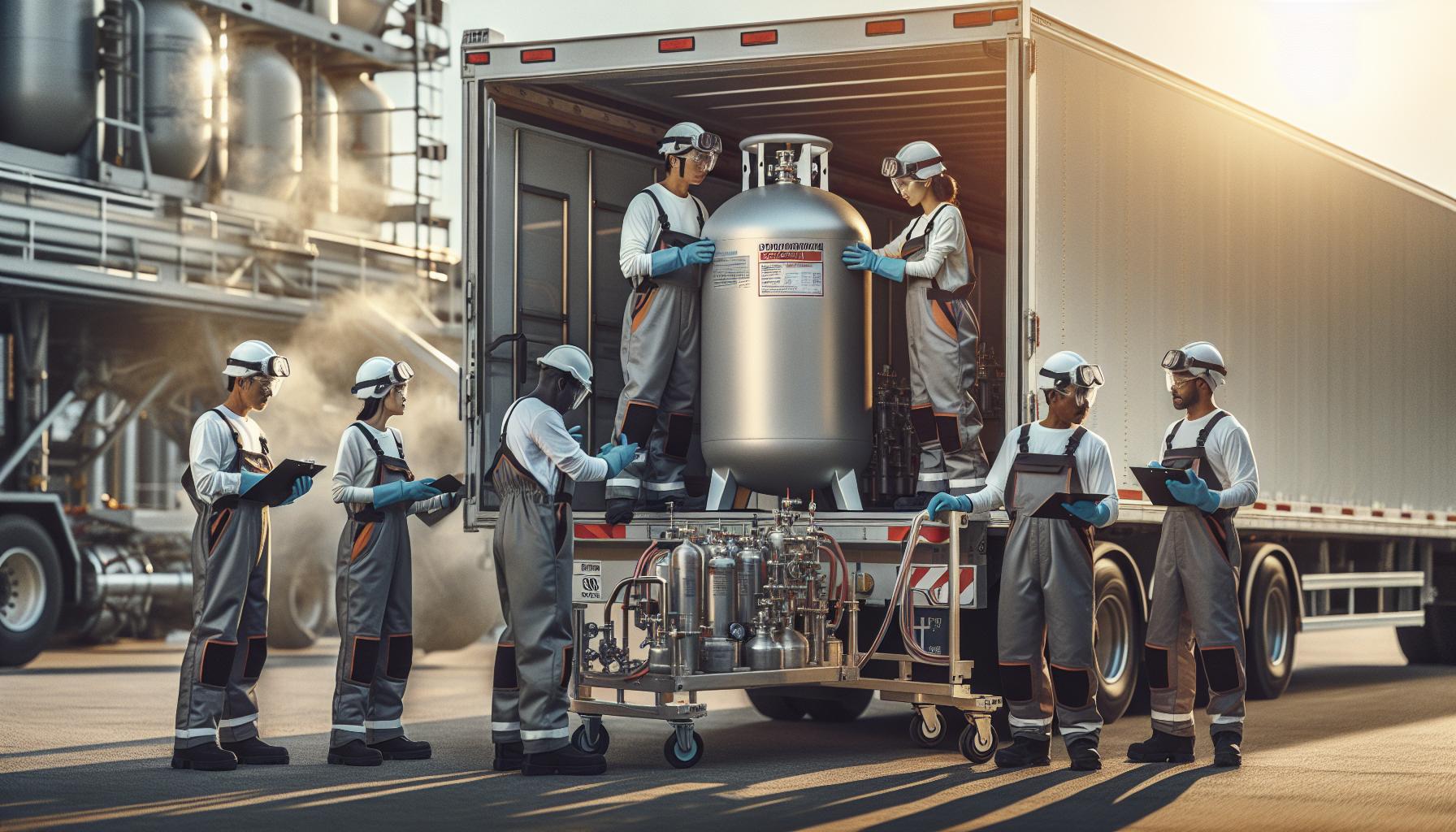 Safety Standards in Cryogenic Material Transportation