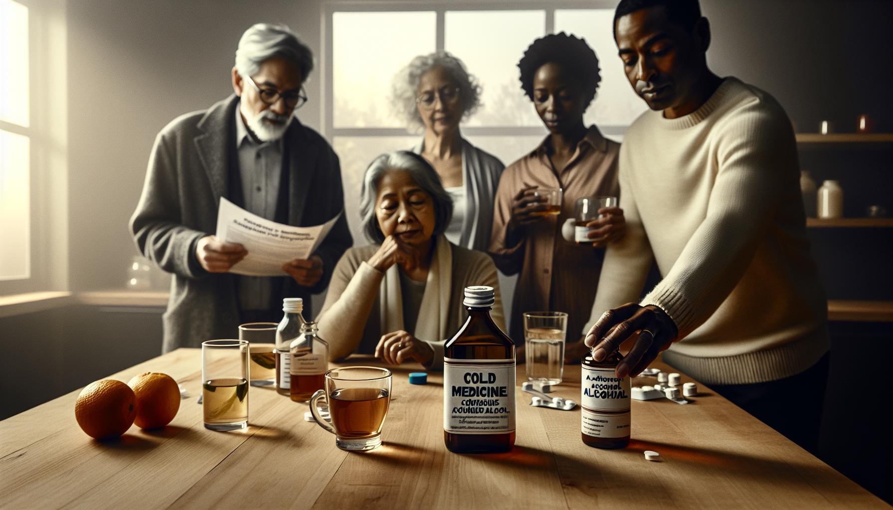 The Role of Alcohol in Cold Medicines