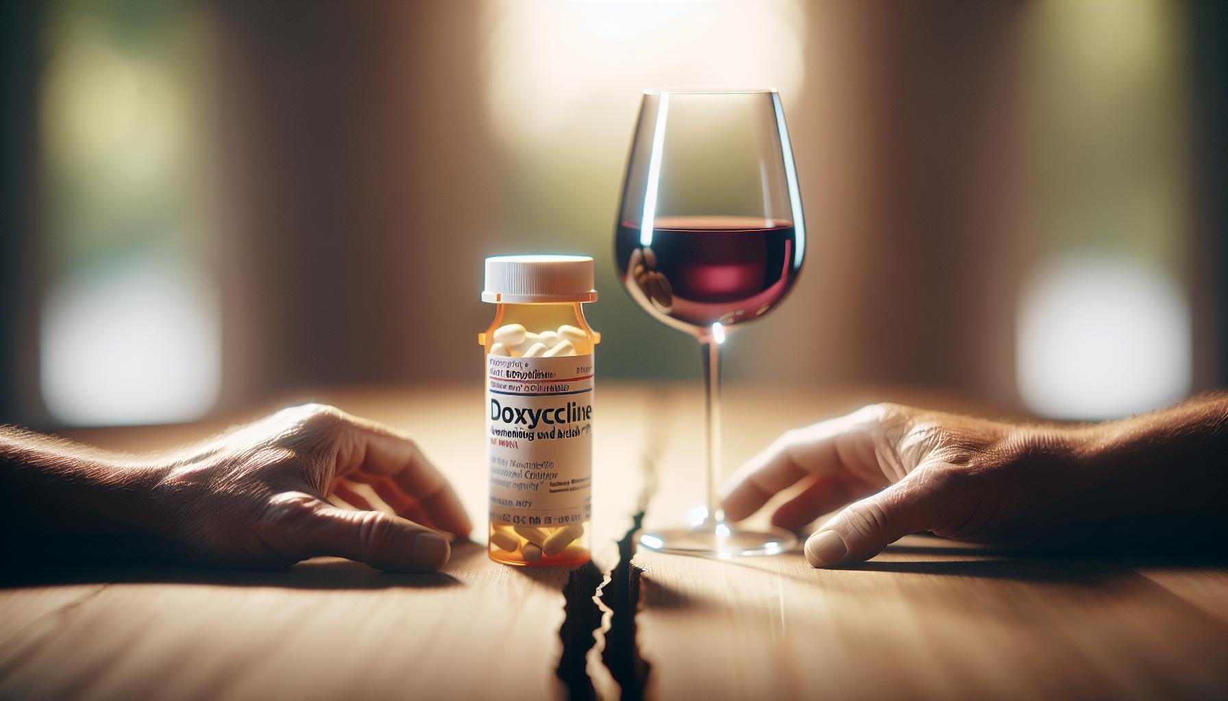 What Are the Risks of Alcohol Consumption on Doxycycline?