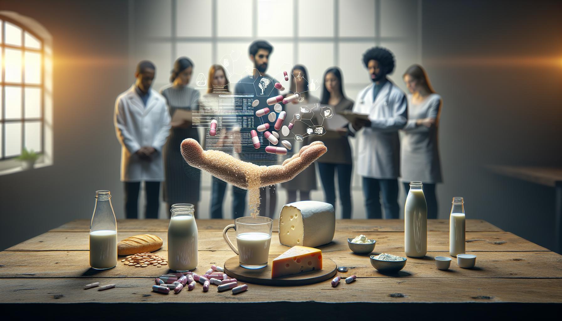 Long-Term Effects of Dairy Consumption with Antibiotics