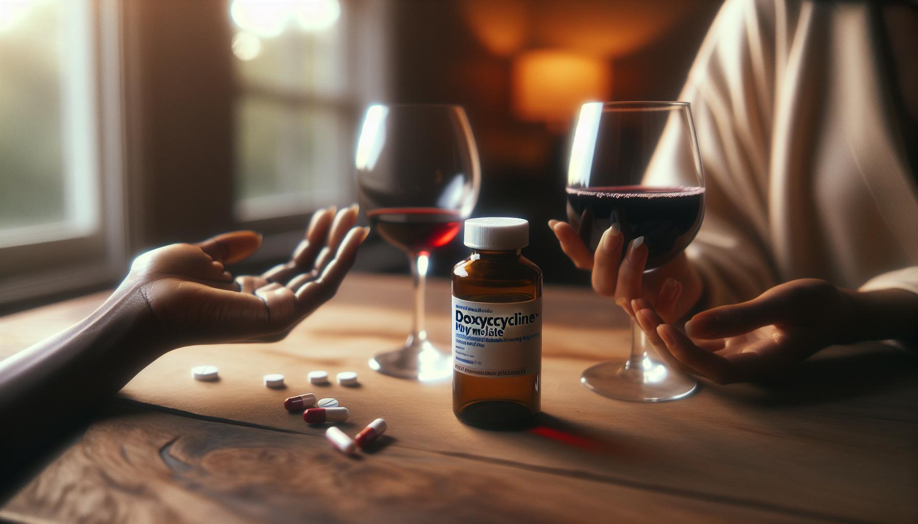 Potential Risks of Drinking Alcohol on Doxycycline Hyclate
