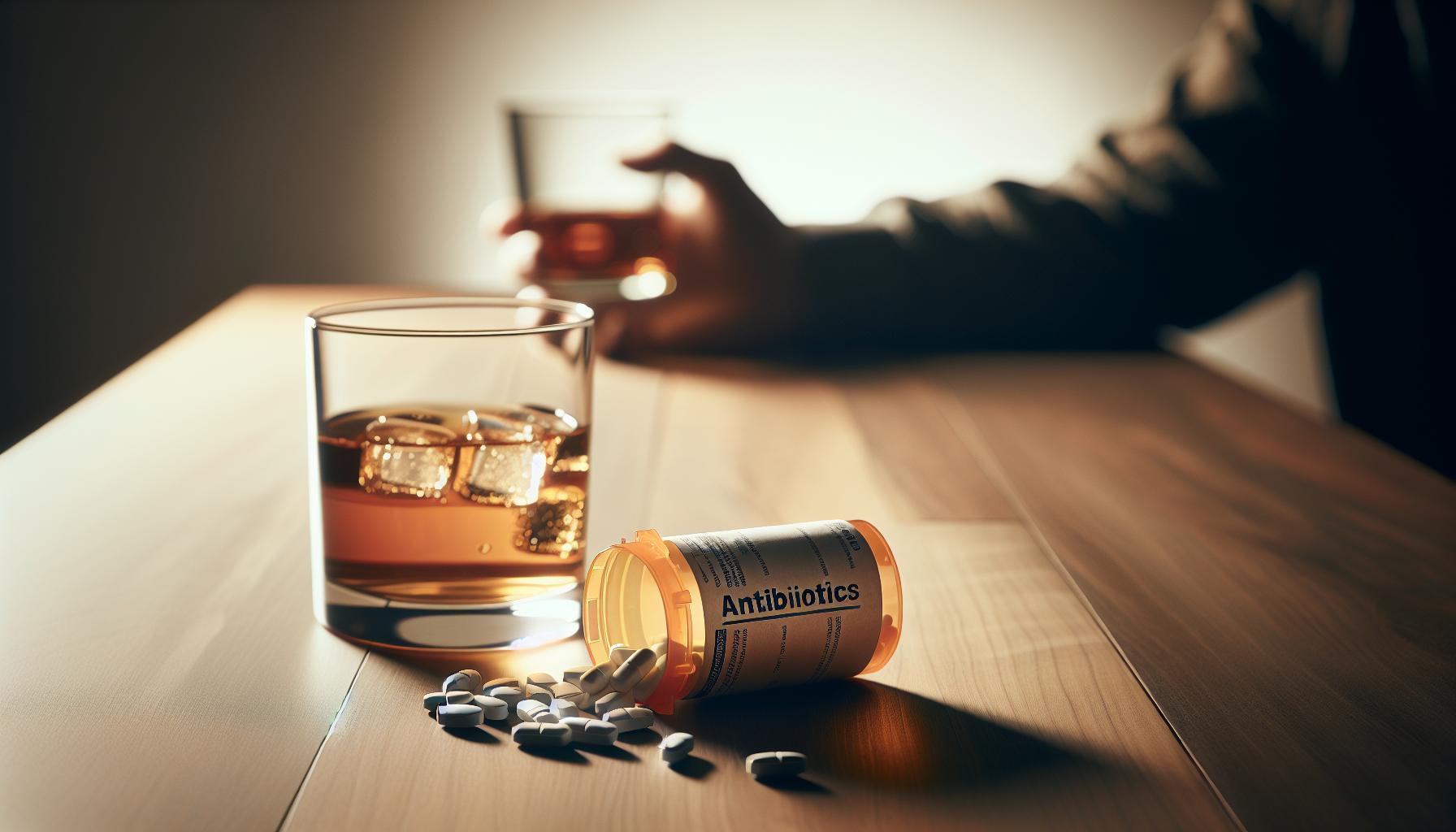 Effects of Alcohol on Antibiotic Efficacy